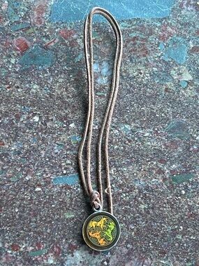 Celtic Knot Leather Cord 20” Necklace